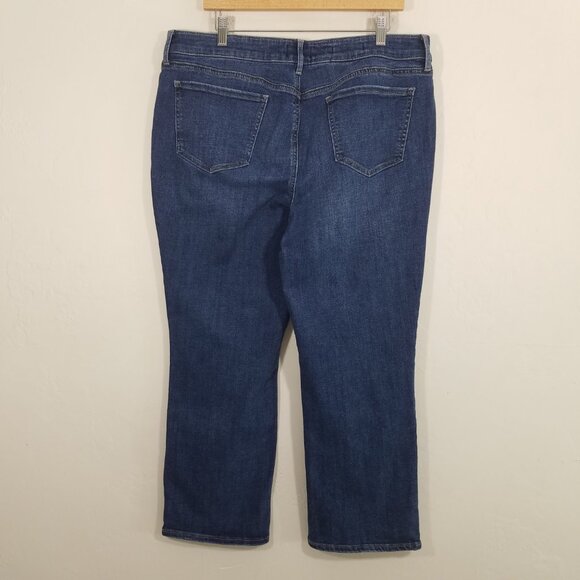 NYDJ Marilyn Straight LiftxTuck Technology Stretch Jeans Blue Size 16 - Picture 5 of 7